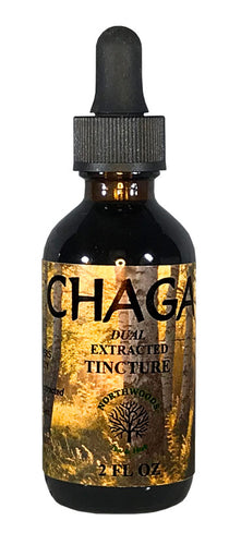 wild harvested chaga dual extracted tincture