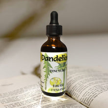 Load image into Gallery viewer, Wild harvest dandelion flower root tincture for liver support