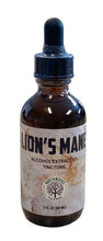 Load image into Gallery viewer, Lion&#39;s Mane Tincture, Dual extraction, for brain health, neuroprotective, 2 oz., 60ml, 60 servings
