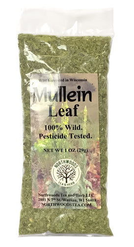 organic wild harvested mullein leaf tea loose pesticide tested