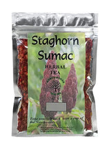 Load image into Gallery viewer, Organic wild harvested Sumac tea staghorn sumac loose tea
