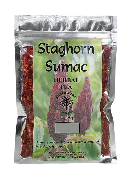 Organic wild harvested Sumac tea staghorn sumac loose tea