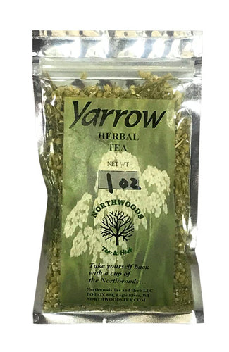 Organic wild harvested yarrow loose tea 1 oz.